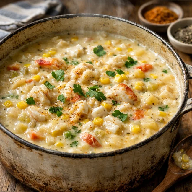 Chesapeake Bay Crab and Corn Chowder
