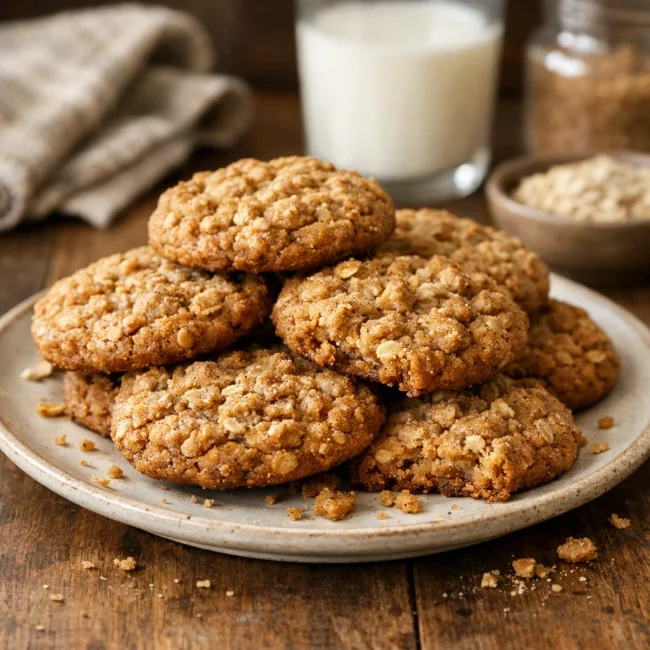 Chewy Spiced Oatmeal Cookies