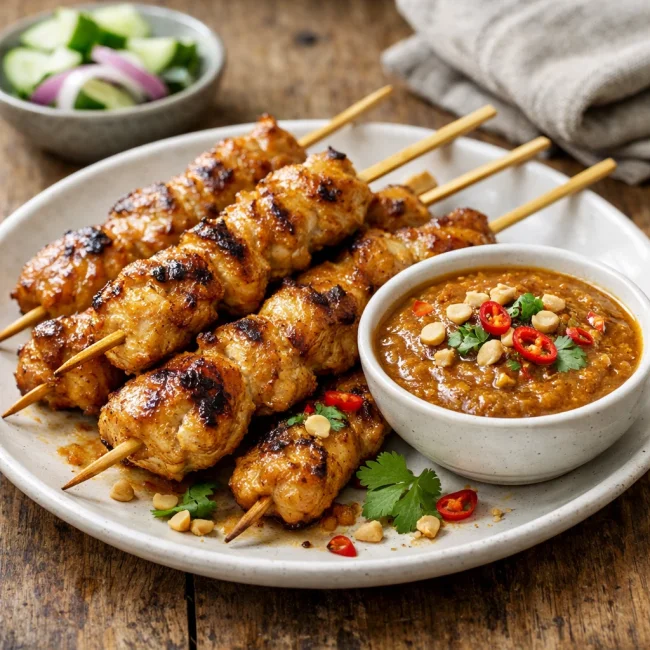 Chicken Satay Skewers