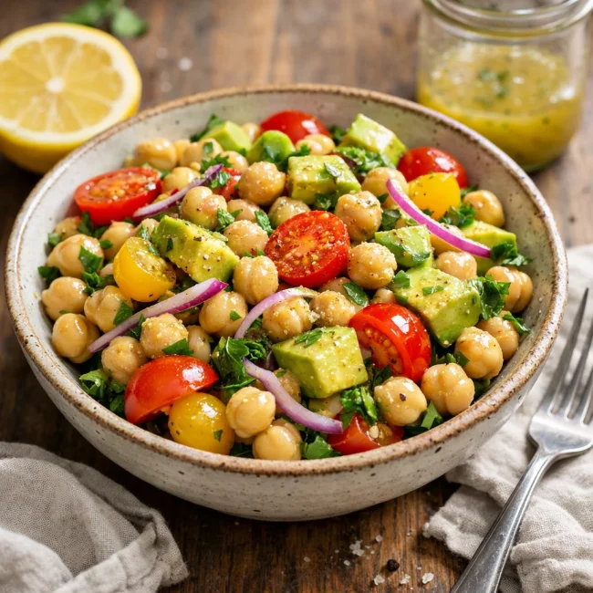 Chickpea and Avocado Salad