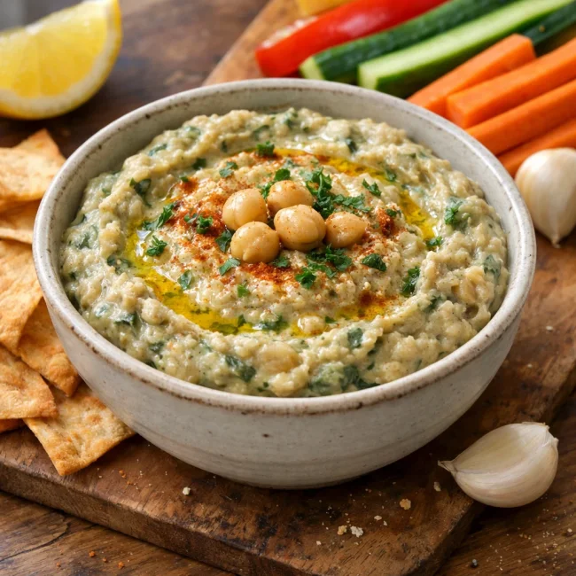 Chickpea and Spinach Dip