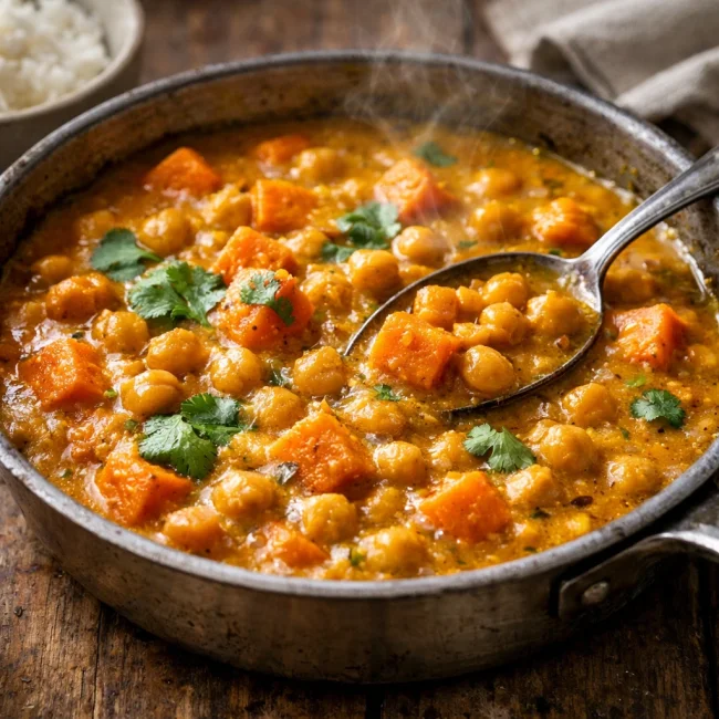 Chickpea and Sweet Potato Curry