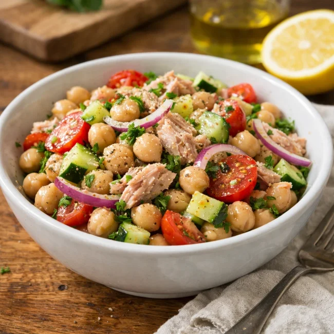 Chickpea and Tuna Salad