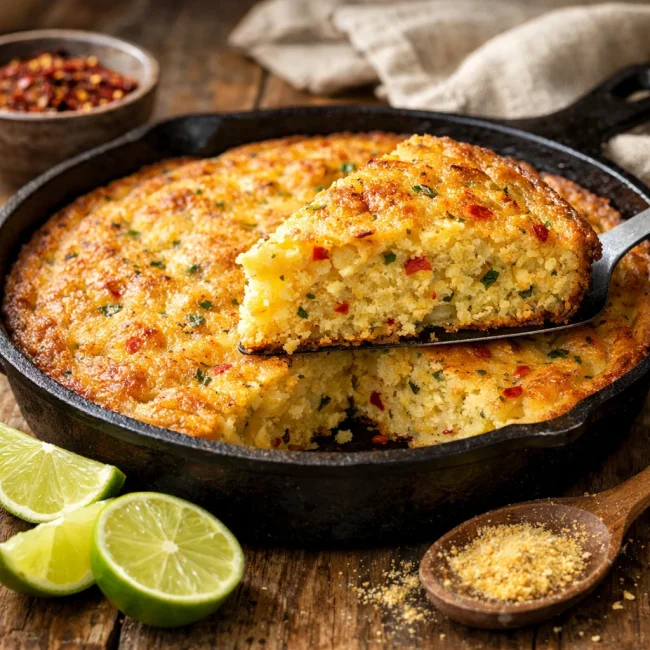 Chili Lime Mexican Cornbread