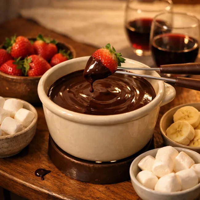 Chocolate Fondue for Two