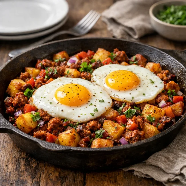 Chorizo and Potato Hash