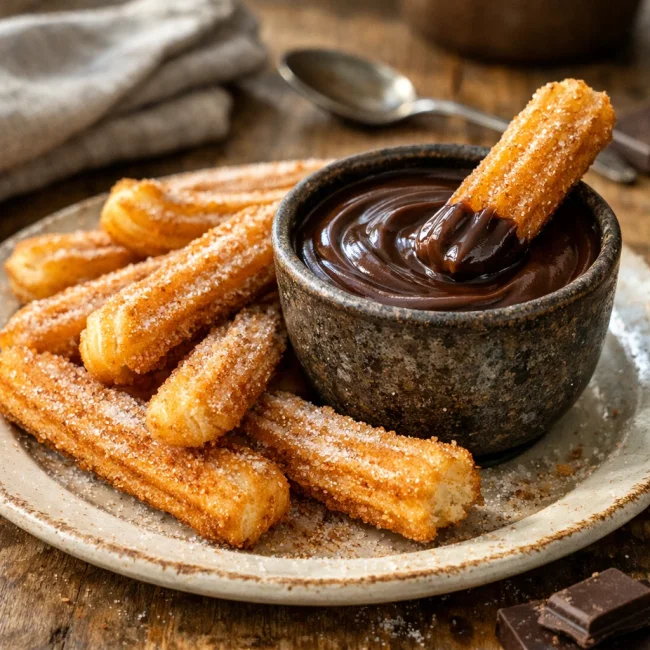 Churros con Chocolate