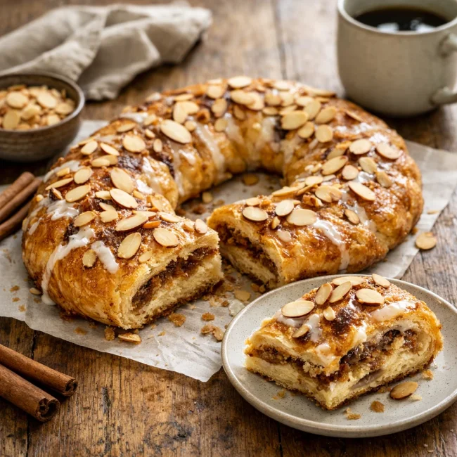 Cinnamon Almond Danish Kringle