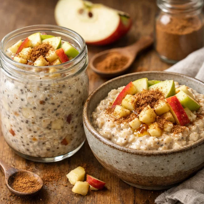 Cinnamon Apple Overnight Oats