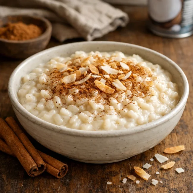 Cinnamon Coconut Rice Pudding