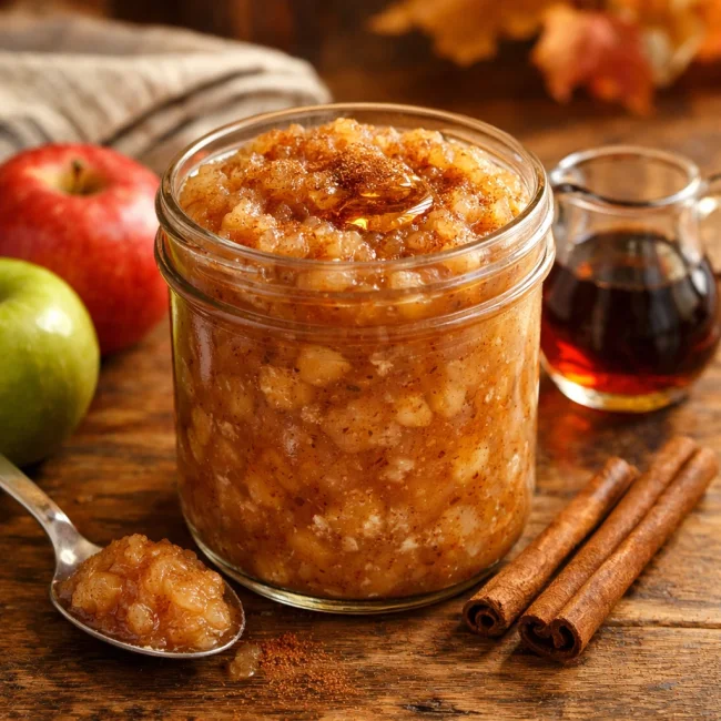 Cinnamon Maple Applesauce