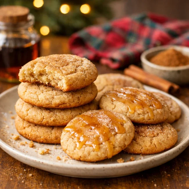 Cinnamon Maple Sugar Cookies