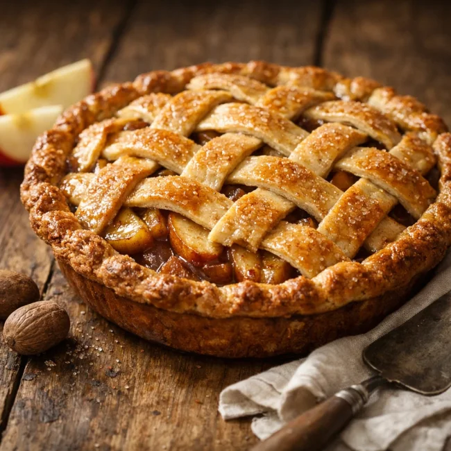 Cinnamon Nutmeg Apple Pie Delight