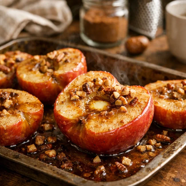 Cinnamon Nutmeg Baked Apples
