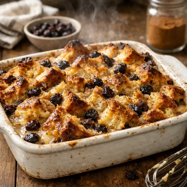 Cinnamon Raisin Bread Pudding