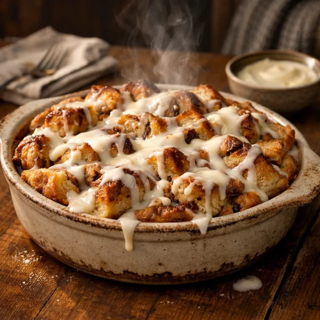Cinnamon Roll Bread Pudding