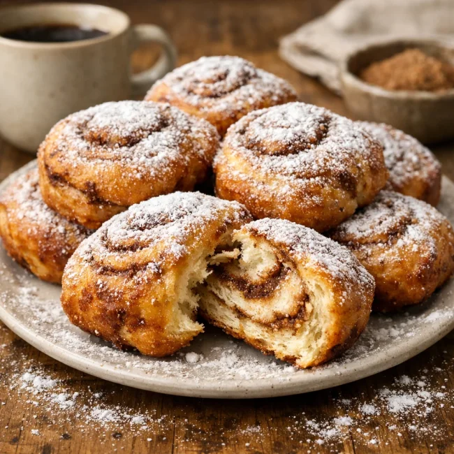 Cinnamon Swirl Beignets
