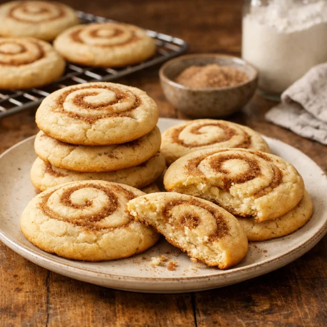 Cinnamon Swirl Sugar Cookies