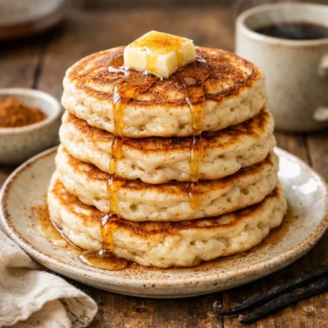 Cinnamon Vanilla Cloud Pancakes
