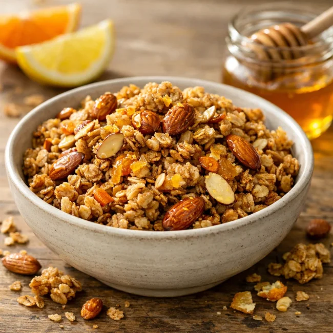 Citrus & Honey Almond Granola