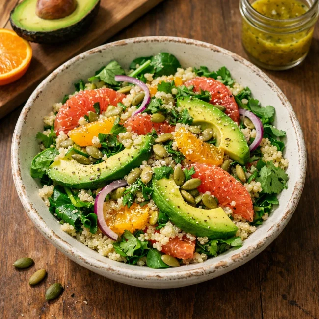 Citrus Avocado Quinoa Salad