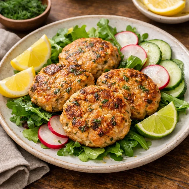 Citrus Dill Salmon Patties
