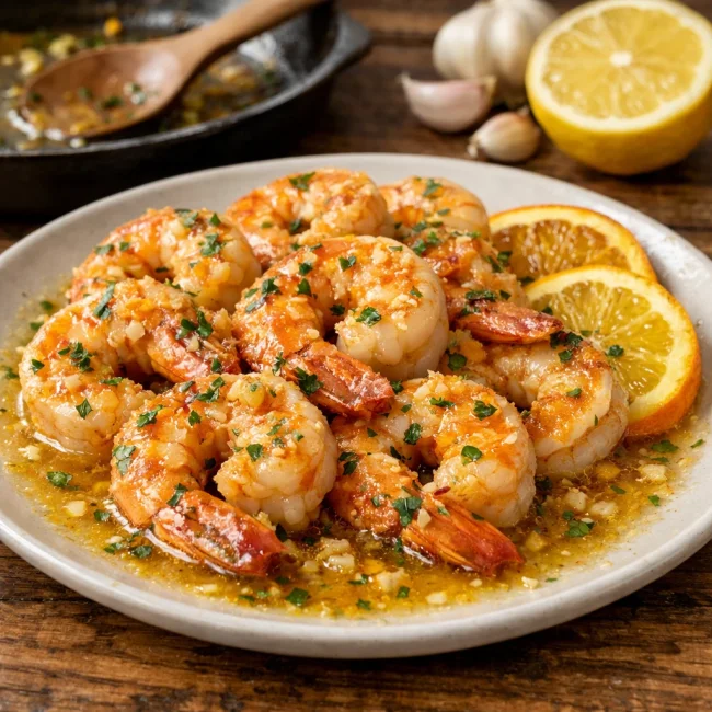 Citrus Garlic Butter Shrimp