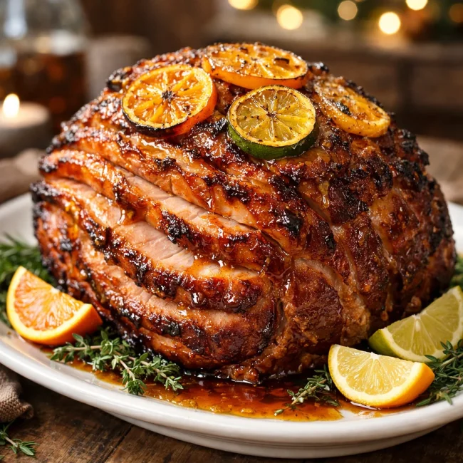 Citrus Glazed Honey Ham
