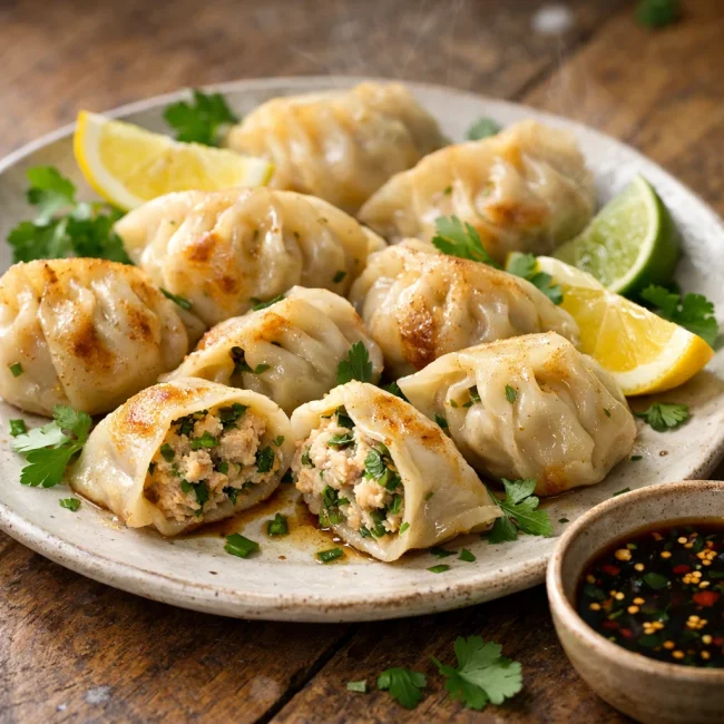 Citrus-Herb Chicken Dumplings