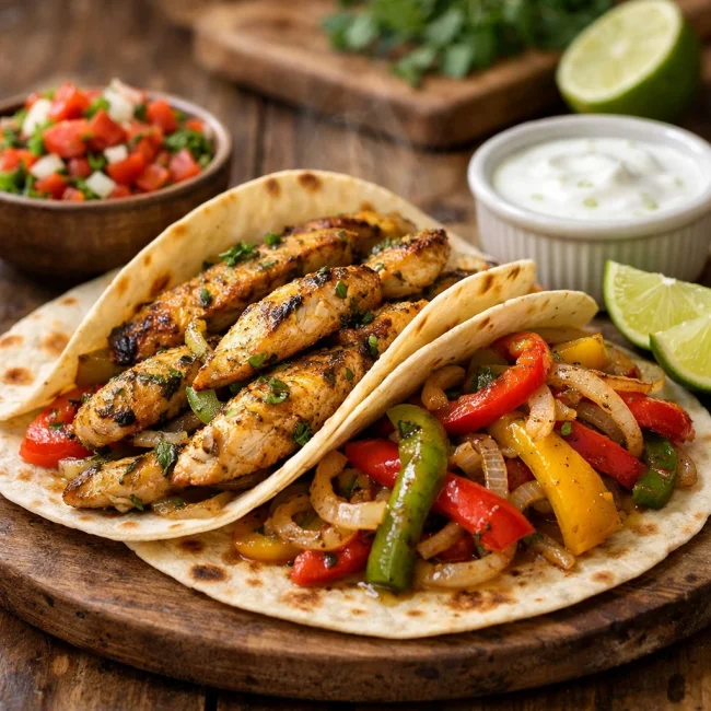 Citrus Herb Chicken Fajitas
