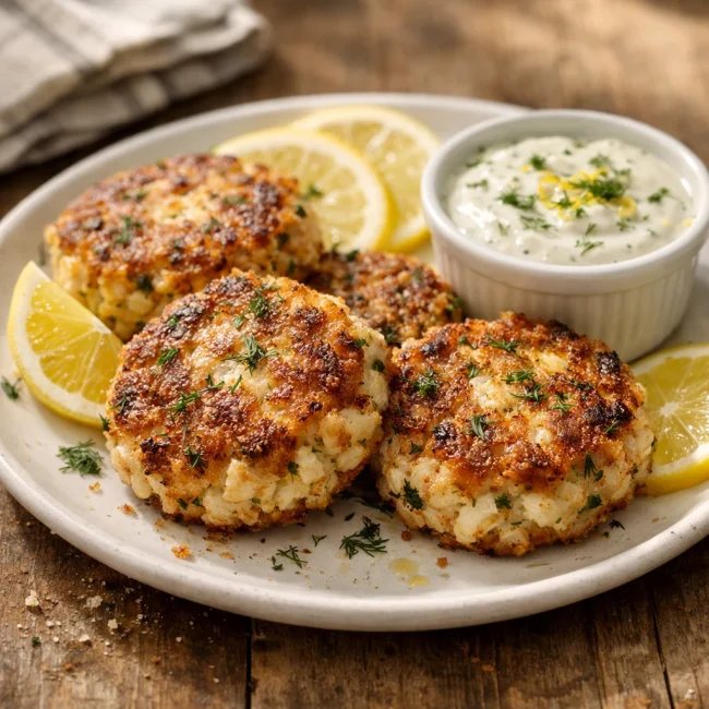 Citrus Herb Crab Cakes