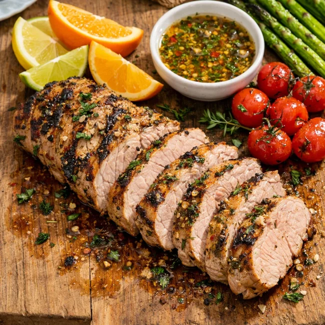 Citrus Herb Grilled Pork Tenderloin