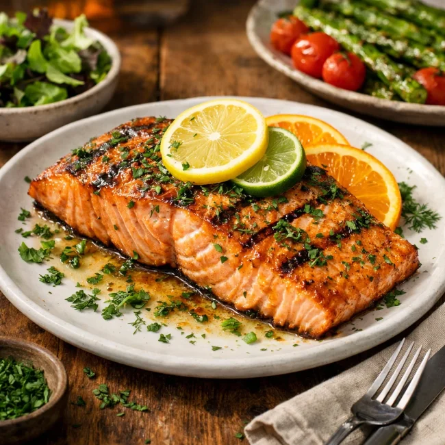 Citrus Herb Grilled Salmon