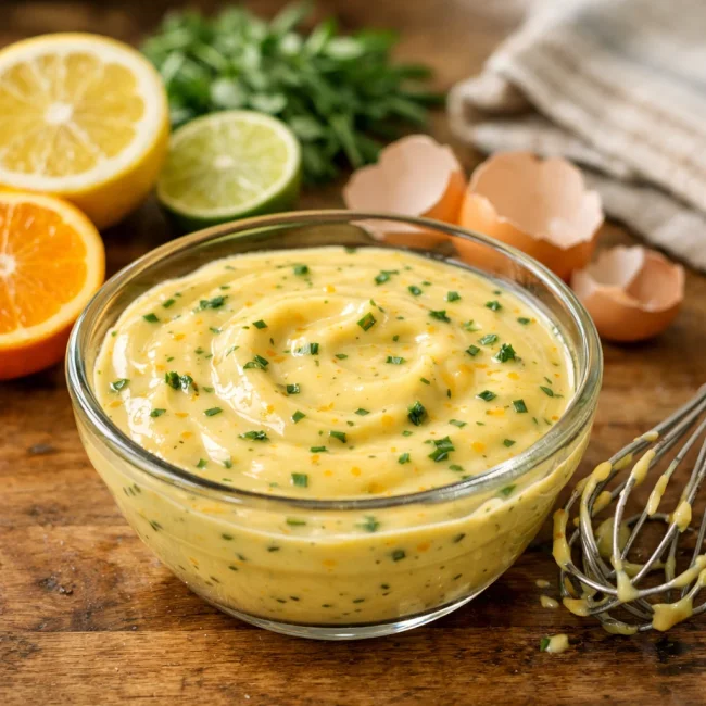 Citrus Herb Hollandaise Sauce