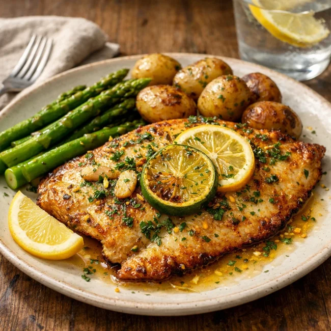 Citrus Herb Pan-Seared Tilapia