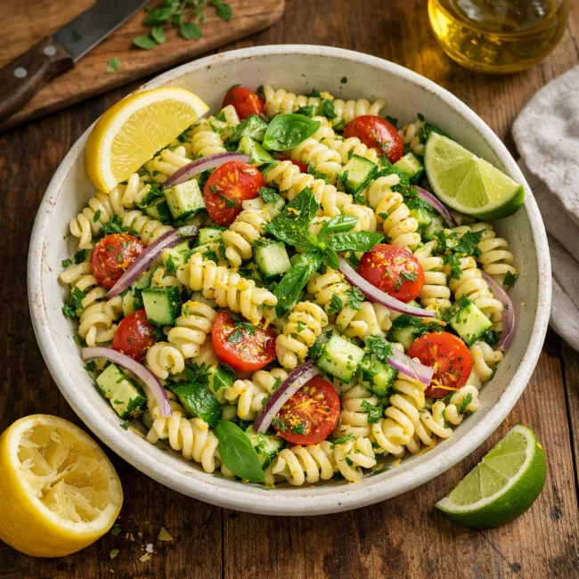 Citrus Herb Pasta Salad