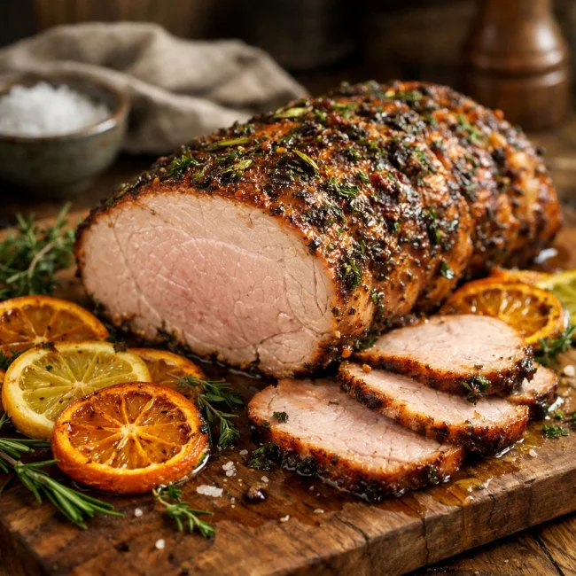 Citrus Herb Roast Pork Loin