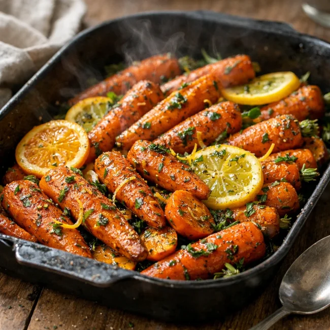 Citrus Herb Roasted Carrots