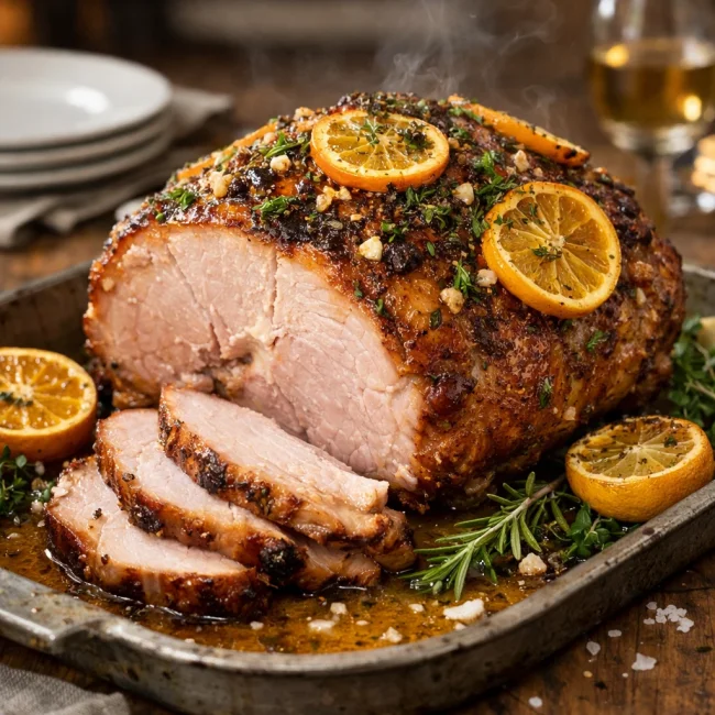 Citrus Herb Roasted Fresh Ham