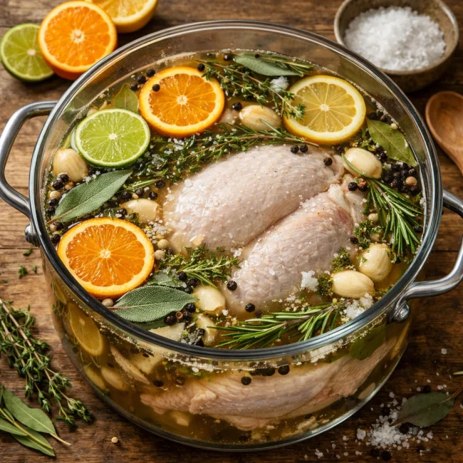 Citrus Herb Turkey Brine