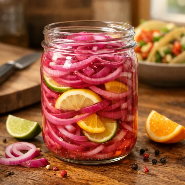 Citrus-Infused Pickled Red Onions