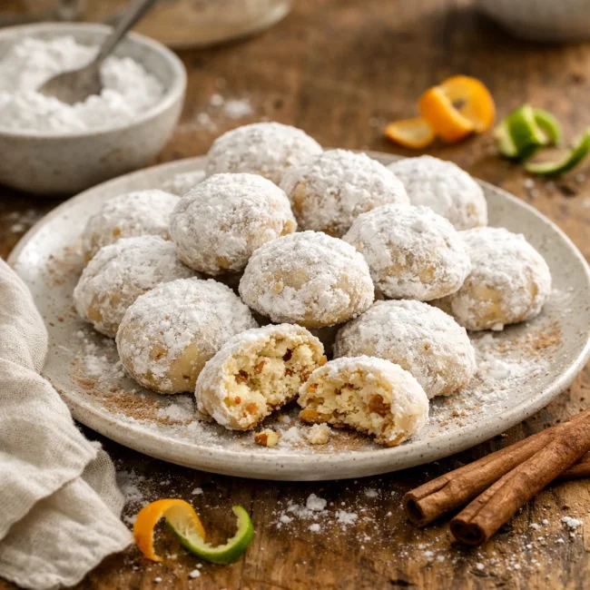 Citrus-Spiced Mexican Wedding Cookies