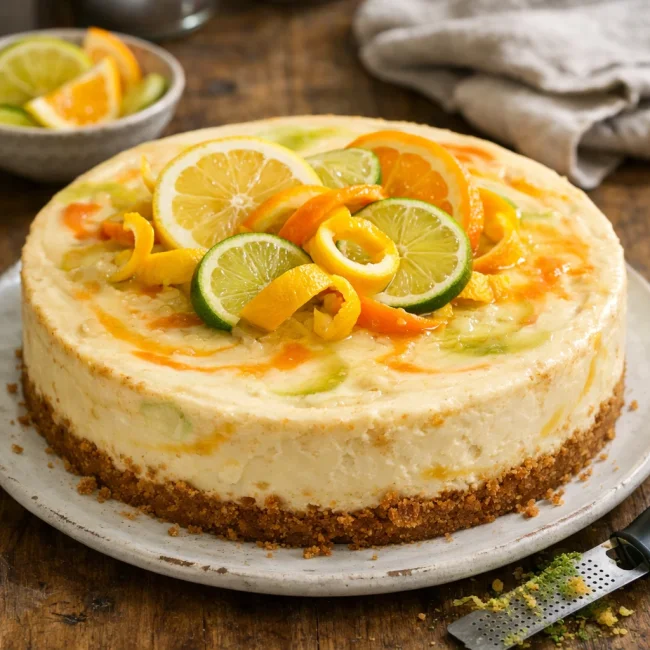 Citrus-Twist Cheesecake
