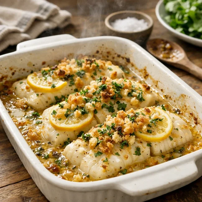 Classic Baked Cod Delight
