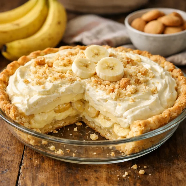 Classic Banana Pudding Pie