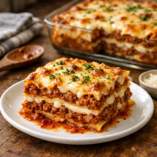 Classic Beef Lasagna