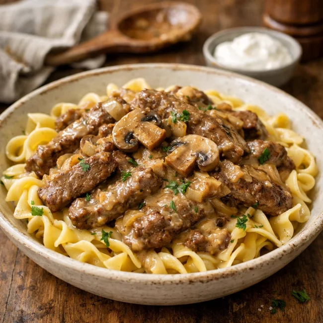 Classic Beef Stroganoff