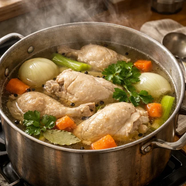 Classic Boiled Chicken