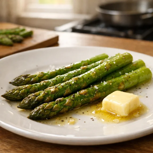 Classic Buttered Asparagus