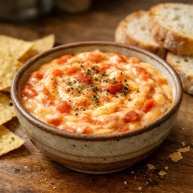 Classic Cheese and Tomato Dip